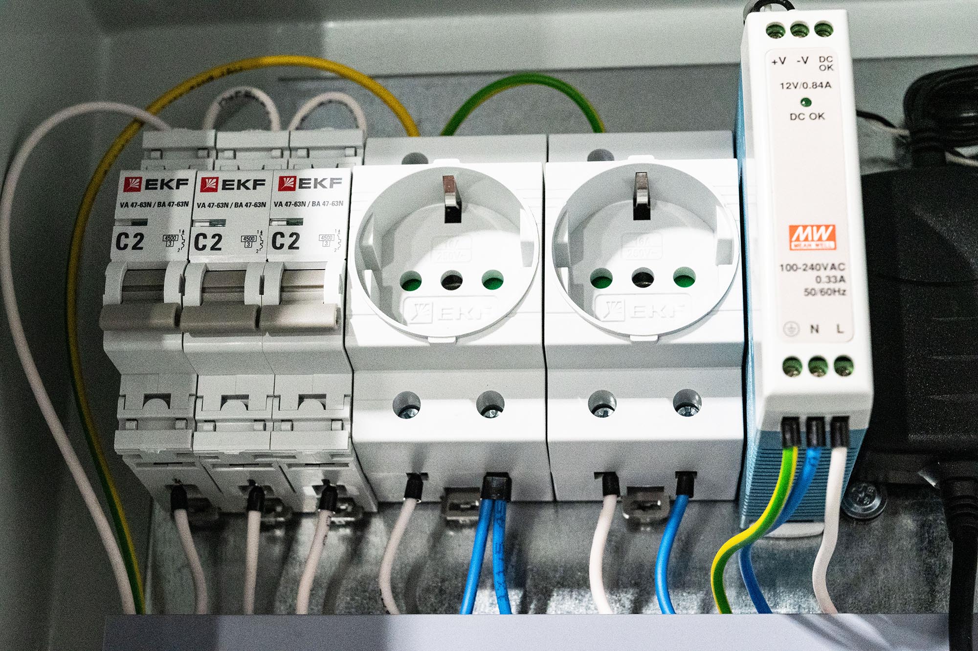 Фото ШД IP54 с Ethernet и разветвителем интерфейса